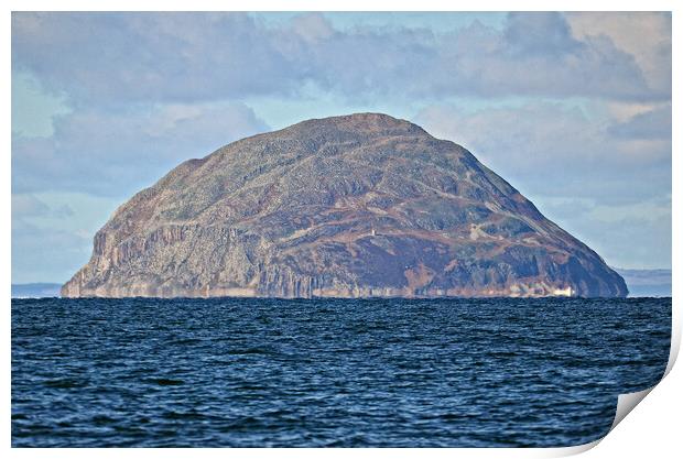 Ailsa Craig, Scotland Print by Allan Durward Photography