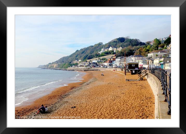 Ventnor, Isle of Wight. Framed Mounted Print by john hill