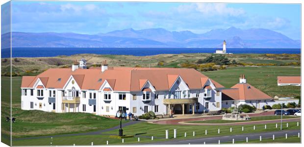 Turnberry Golf Club clubhouse Canvas Print by Allan Durward Photography