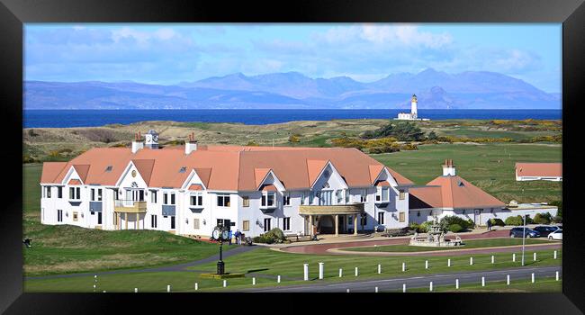 Turnberry Golf Club clubhouse Framed Print by Allan Durward Photography