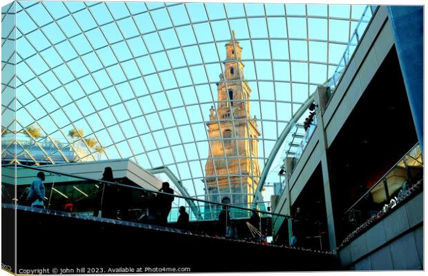 Trinity church, Leeds. Canvas Print by john hill