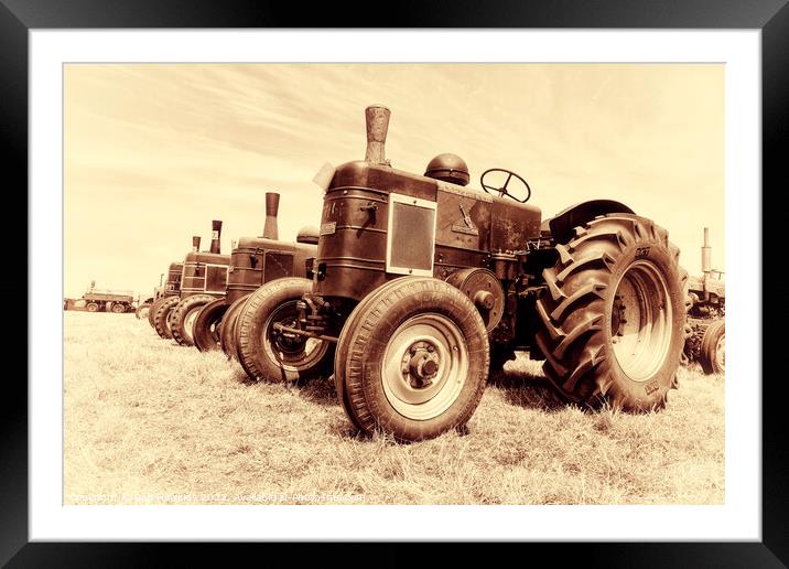 Marshall Line up  Framed Mounted Print by Rob Hawkins
