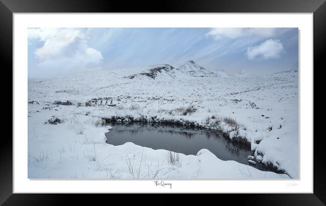 The Quinag in winter at Assynt in  Scotland Framed Print by JC studios LRPS ARPS