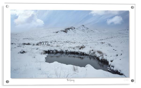 The Quinag in winter at Assynt in  Scotland Acrylic by JC studios LRPS ARPS