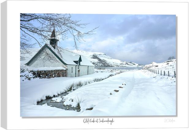 The old Kirk at Assynt in the Scottish Highlands Canvas Print by JC studios LRPS ARPS