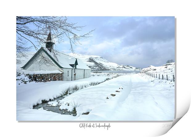 The old Kirk at Assynt in the Scottish Highlands Print by JC studios LRPS ARPS