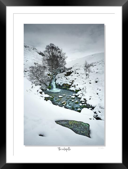 The waterfalls Framed Mounted Print by JC studios LRPS ARPS