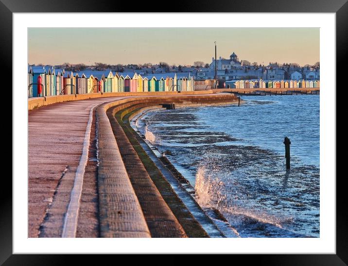 Brightlingsea  Prom  Framed Mounted Print by Tony lopez