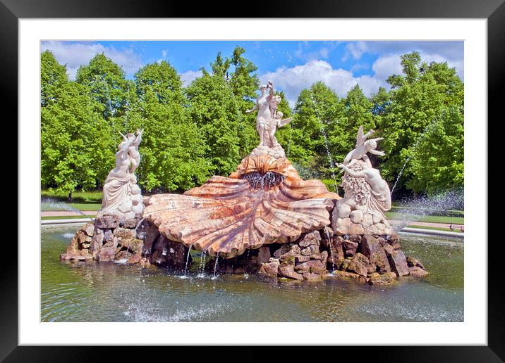 The Enchanting Fountain of Love Framed Mounted Print by Andy Evans Photos