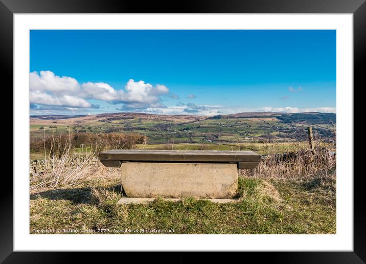 No Charge for this View Framed Mounted Print by Richard Laidler