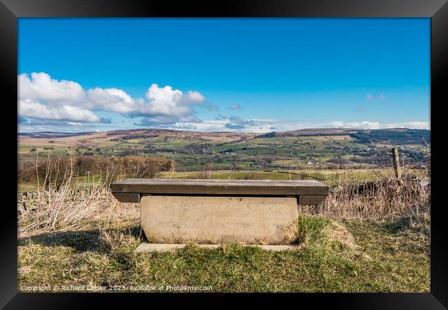 No Charge for this View Framed Print by Richard Laidler