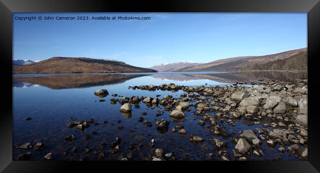 Loch Arkaig. Framed Print by John Cameron