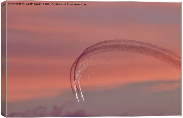 Nightflying Canvas Print by Geoff Taylor