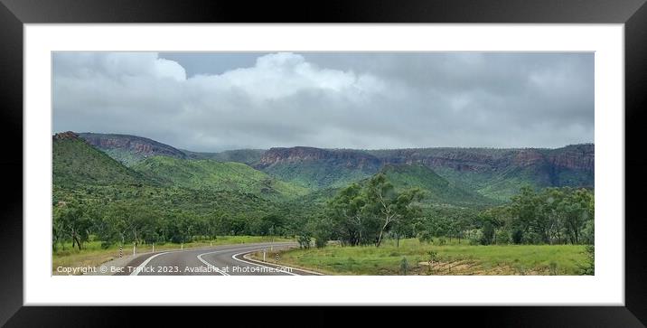 Kimberley Ranges Framed Mounted Print by Bec Trinick