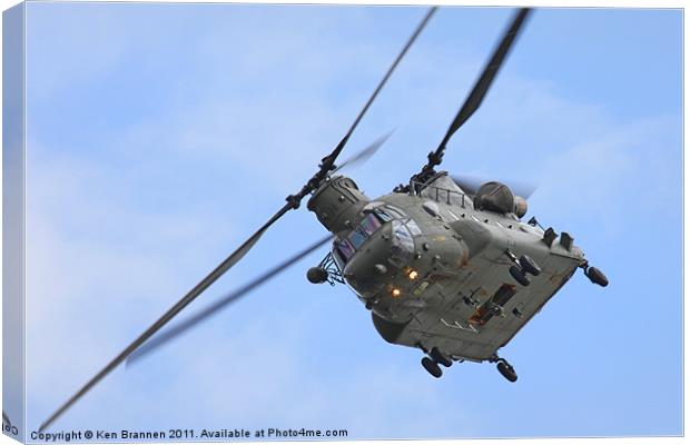 Royal Air Force Chinook Canvas Print by Oxon Images