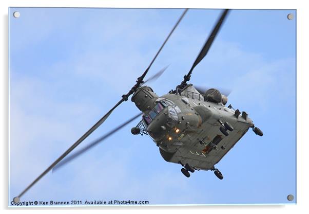 Royal Air Force Chinook Acrylic by Oxon Images
