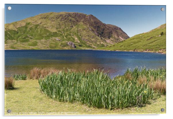 The Lake District Cumbria Uk Acrylic by John Gilham