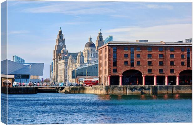 Iconic Liverpool Buildings Canvas Print by Jim Allan