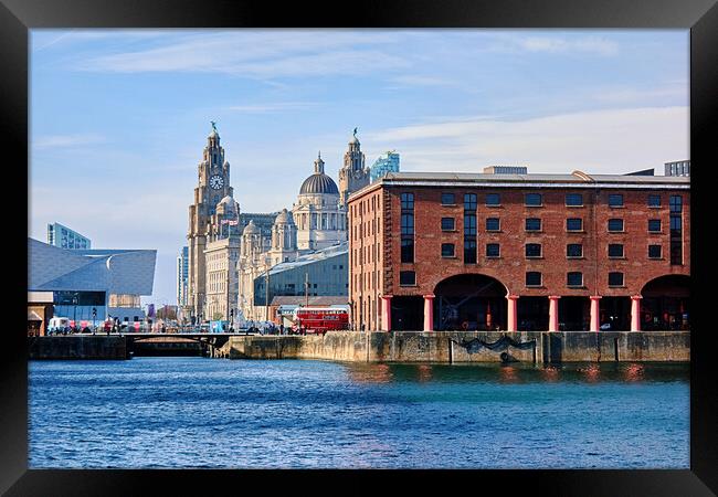 Iconic Liverpool Buildings Framed Print by Jim Allan