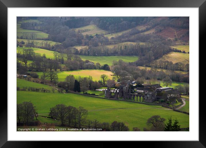 Vale of Ewyas, Wales Framed Mounted Print by Graham Lathbury