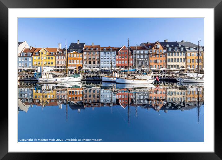 COPENHAGEN Nyhavn in the morning Framed Mounted Print by Melanie Viola