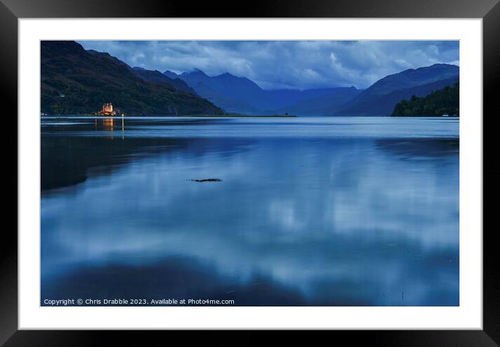 Loch Alsh Dusk Framed Mounted Print by Chris Drabble