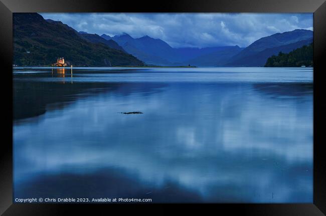 Loch Alsh Dusk Framed Print by Chris Drabble