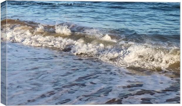 Beautiful view on sandy beaches at the baltic sea on a sunny day Canvas Print by Michael Piepgras