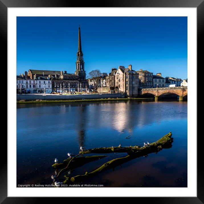 Majestic Ayr Town Hall Framed Mounted Print by Rodney Hutchinson