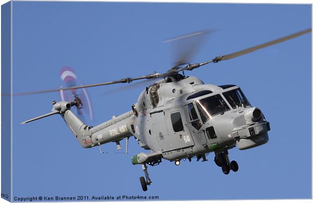 Royal Navy Lynx Canvas Print by Oxon Images