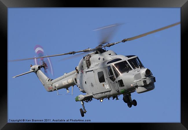 Royal Navy Lynx Framed Print by Oxon Images