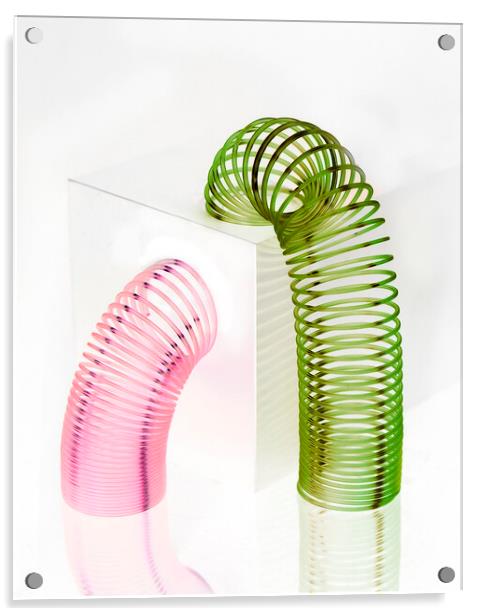 Slinky Set Acrylic by Kelly Bailey