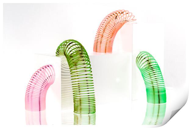 Slinky Set 2 Print by Kelly Bailey