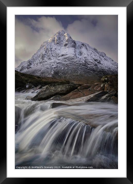 Glencoe, Highlands, Scotland. Framed Mounted Print by Scotland's Scenery