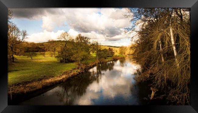 The Severn toward Coalbrookedale.  Framed Print by Steve Taylor