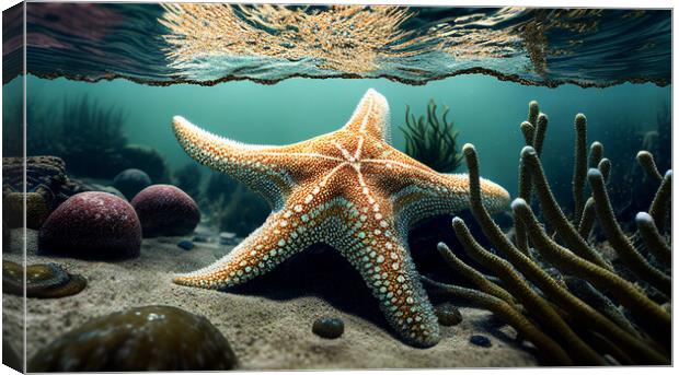 Starfish Canvas Print by Bahadir Yeniceri