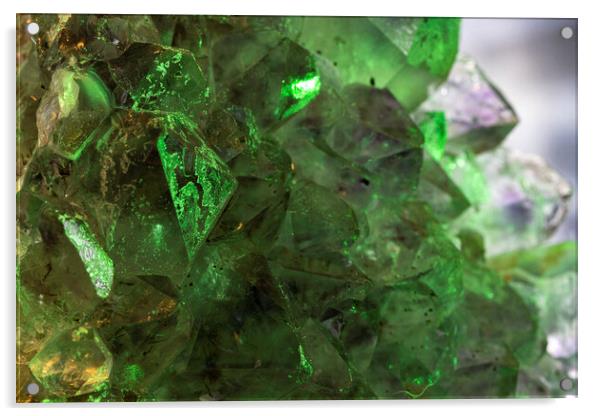 Green Crystal Acrylic by Glen Allen