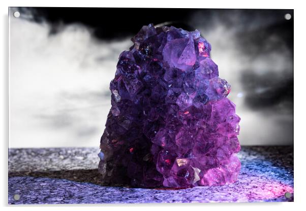 Violet Crystal Acrylic by Glen Allen