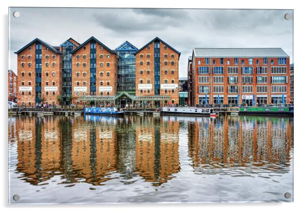Gloucester Docks Acrylic by Darren Galpin