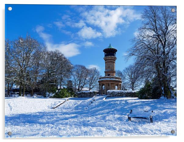 Locke Park Tower, Barnsley    Acrylic by Darren Galpin