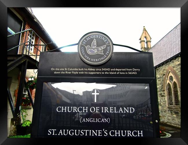 St. Augustine's Anglican Church of Ireland Framed Print by Stephanie Moore