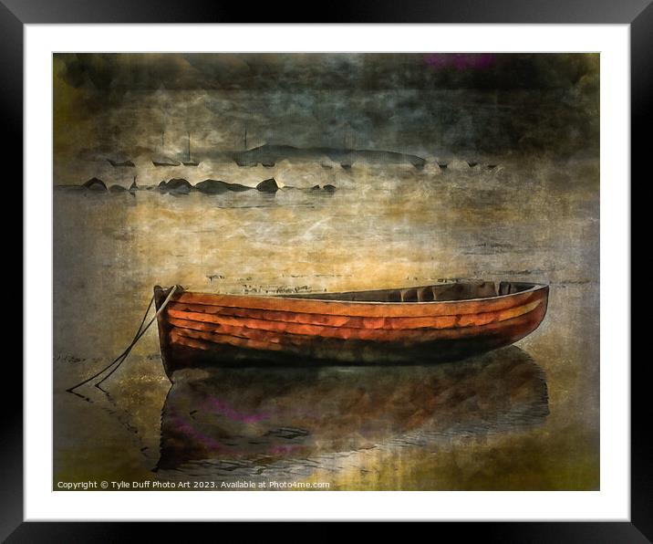 Moonlit Serenity in Fairlie Bay Framed Mounted Print by Tylie Duff Photo Art