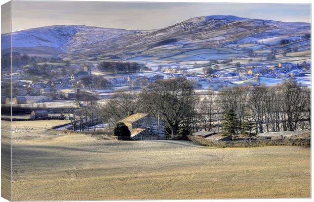 Majestic Wensleydale A Breathtaking View Canvas Print by Steve Smith