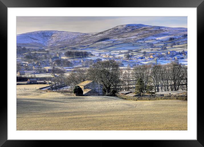 Majestic Wensleydale A Breathtaking View Framed Mounted Print by Steve Smith