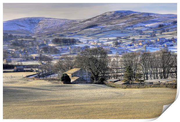 Majestic Wensleydale A Breathtaking View Print by Steve Smith
