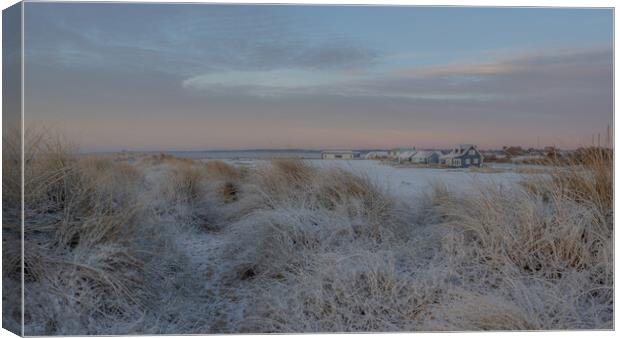 Snowy southwold Canvas Print by Dorringtons Adventures