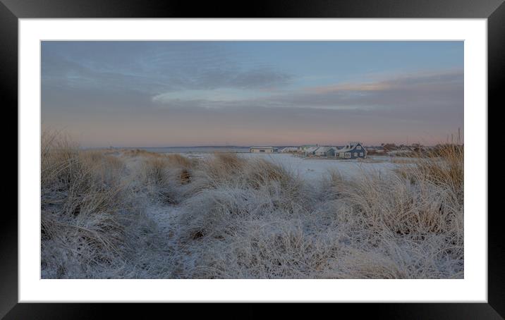 Snowy southwold Framed Mounted Print by Dorringtons Adventures
