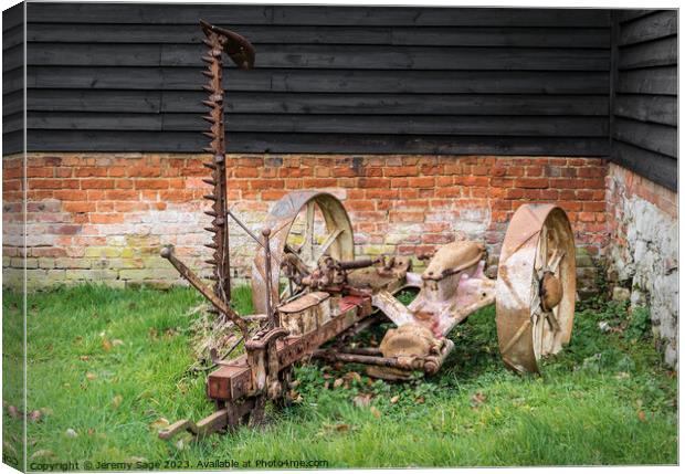 The Iconic Bamford Finger Mower Canvas Print by Jeremy Sage