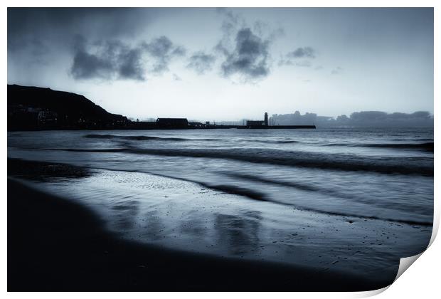 Scarborough South Bay North Yorkshire Print by Steve Smith