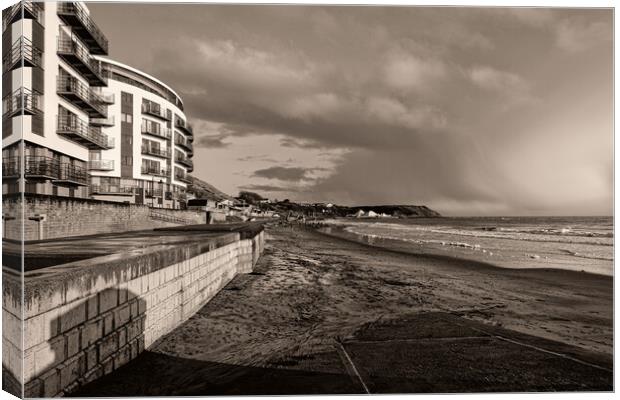 Scarborough North Bay North Yorkshire Canvas Print by Steve Smith